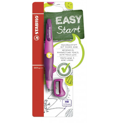 Druckbleistift-Set EASYergo 3.15 L, B-46864-3, pink/lila, 3,15mm, HB