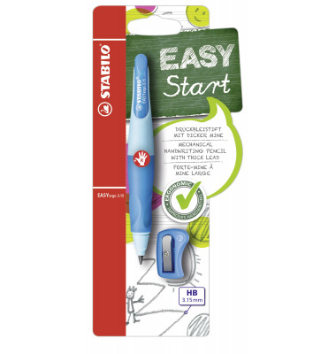 Druckbleistift-Set EASYergo 3.15 R, B-46873-5, hellblau/dunkelblau, 3,15mm, HB