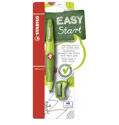 Druckbleistift-Set EASYergo 3.15 R, B-46879-5, hellgrün/dunkelgrün, 3,15mm, HB