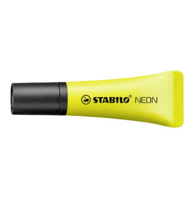 Textmarker STABILO Neon, 72/24, gelb, 2-5mm Keilspitze