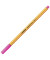 Fineliner point 88, 88/056, orange, wei&szlig;e Streifen (Schreibfarbe: neonpink), 0,4mm