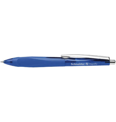 Kugelschreiber Haptify 135303, blau, M, nachf&uuml;llbar