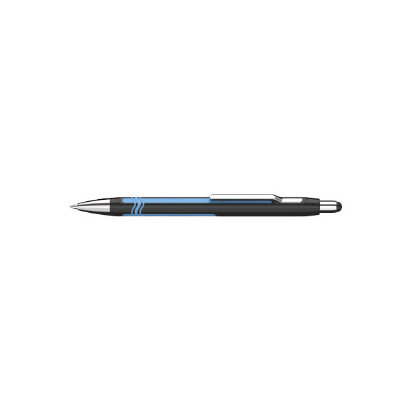 4004675095879 - Kugelschreiber Epsilon schwarz cyan Schreibfarbe blau 1 St