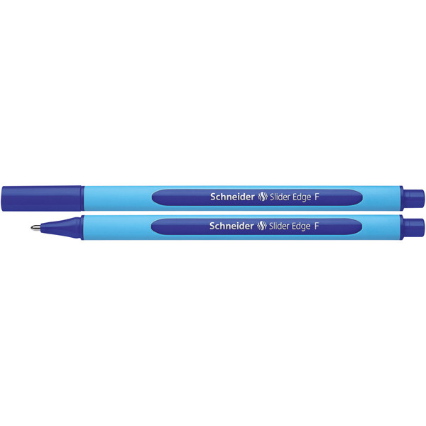 10 Stück Schneider Kugelschreiber Slider Edge 50-152003, blau, F, Einweg 4004675075697 Schneider