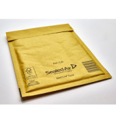Luftpolstertaschen Gold C/0, 103027402, innen 150x210mm, Wahlweise für Selbstklebe-, Adhäsions- oder Klammerverschluss verwendba