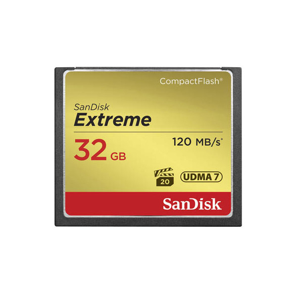 0619659123680 - Speicherkarte Extreme SDCFXSB-032G-G46 CompactFlash bis 120 MB s 32 GB 0619659123680 Sandisk