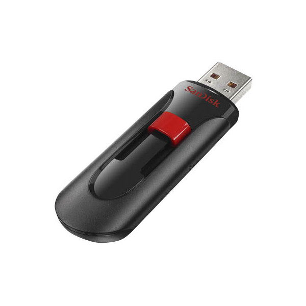0619659075576 - USB-Stick Cruzer Glide SDCZ60-032G-B35 schwarz rot USB 20 32 GB 0619659075576 Sandisk