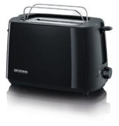 Toaster m.Brötchenaufsatz schwarz 700W AT2287