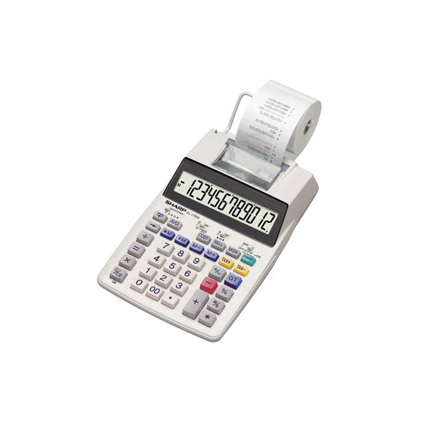 4974019900544 - EL-1750V Druckender Tischrechner Weiß Display (Stellen) 12 batteriebetrieben netzbetrieben (Optional) (B x H x T) 230 x 52 x 230 mm