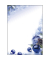 Weihnachtsbriefpapier Weihnachtskugeln Blue Harmony DP034, A4, 90g