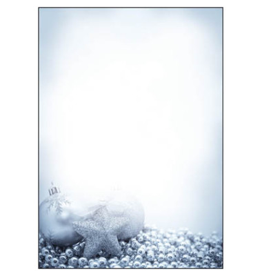 Motiv-Weihnachtsbriefpapier Blue Mystery DP081 A4 90g 