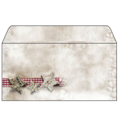 Weihnachtsumschl&auml;ge Weihnachtsgirlande Winter Charlet DU049, Din Lang, 90g