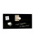 Glas-Magnetboard artverum GL 145, 91x46cm, schwarz