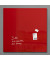 Glas-Magnetboard artverum GL 202, 100x100cm, rot