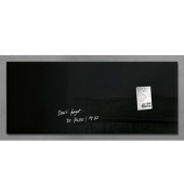 Glas-Magnetboard artverum GL 240, 130x55cm, schwarz