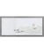 Glas-Magnetboard artverum GL 241, 130x55cm, weiß