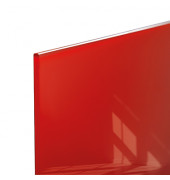 Glas-Magnetboard artverum GL 242, 130x55cm, rot