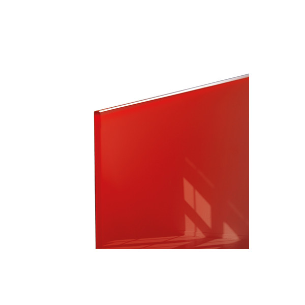 4004360850011 - Glas-Magnetboard artverum GL 242 130x55cm rot 4004360850011 Sigel