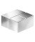 Neodym-Haftmagnete SuperDym C10 ExtraStrong GL704 Quadrat 20x20mm (BxL) silber
