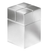 Neodym-Haftmagnete SuperDym C30 UltraStrong GL707 Quadrat 20x20mm (BxL) silber