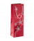 Geschenktragetasche für 1 Flasche Wave rot Motiv 12,5x8,5x36cm