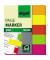 Haftmarker HN655, neon, 12x60mm, 5-farbig sortiert, ohne, rechteckig