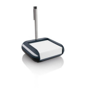 Haftnotizspender SA162, eyestyle®, dark grey, Haftnotizblock, 200 Blatt