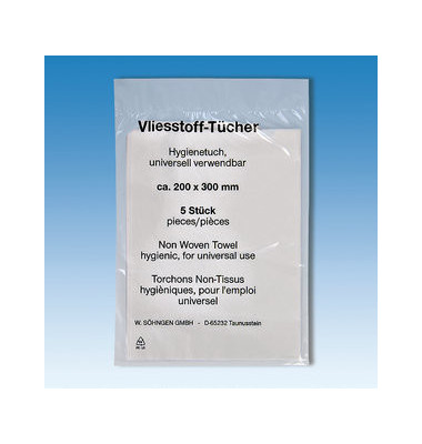 Vliest&uuml;cher 200 x 300mm