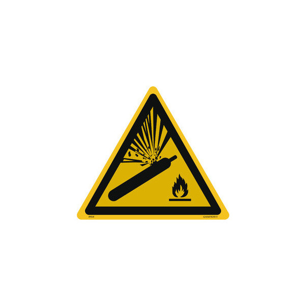 SSS Signum Safety Signs Schild Warnung  vor Gasflaschen  
