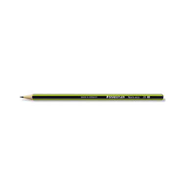 Bleistift Noris Eco 180-30-2B schwarz/grün 2B