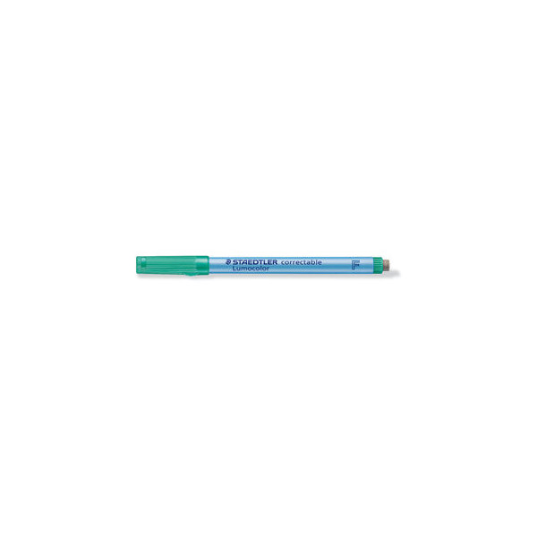 Staedtler Folienstift Lumocolor correctable, 305 F-5, grün, 0,6mm, Rundspitze, nachfüllbar 4007817305119 Staedtler