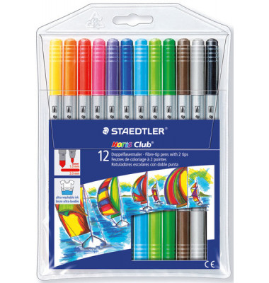 Doppelfasermaler 320 12er Etui, Noris Club