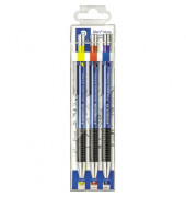 Druckbleistift-Set Mars micro, 775 SC WP3, blau, 0,3mm+0,5mm+0,7mm, HB