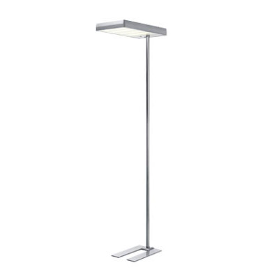 Stehlampe Maxlight 190cm hoch silber