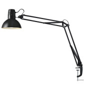 Schreibtischlampe Manhattan H5010681, LED, mit Tischklemme, schwarz