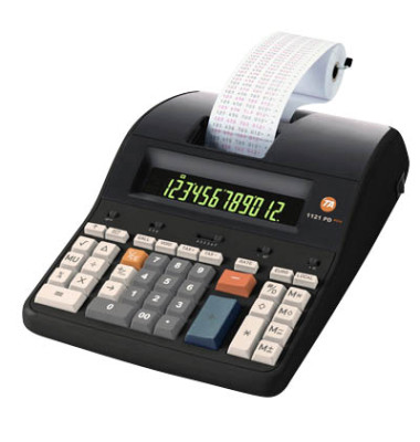 Tischrechner druck. 1121PD ECO schwarz 12-stlg.