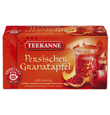 Tee Persischer Granatapfel 6992, Granatapfel- und Pfirsichgeschmack, Beutel