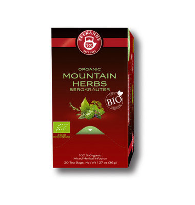 Tee Organic Mountain Herbs Bio 47194, Bergkräuter, in Beuteln