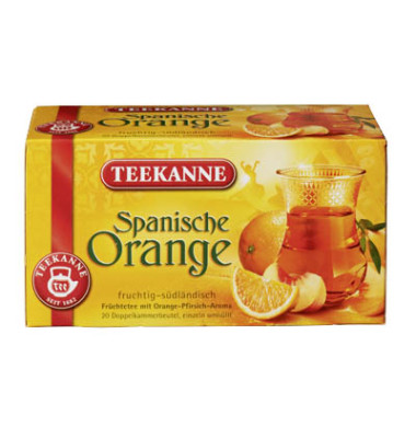 Tee L&auml;ndertee 1675228007, Orange und Pfirsich, in Beuteln