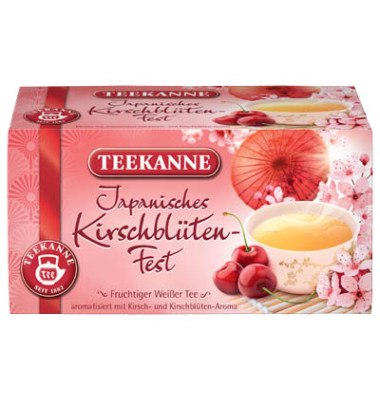 Tee L&auml;ndertee 7135, Kirsch- und Kirschbl&uuml;ten, Beutel