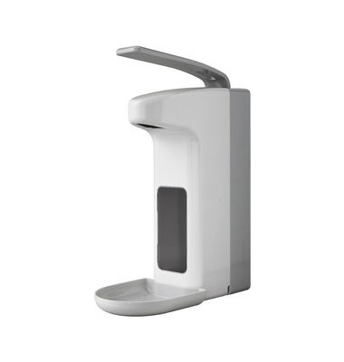 Seifenspender mit Armhebel weiß 1000ml Seifenspender mit Armhebel weiß 1000ml