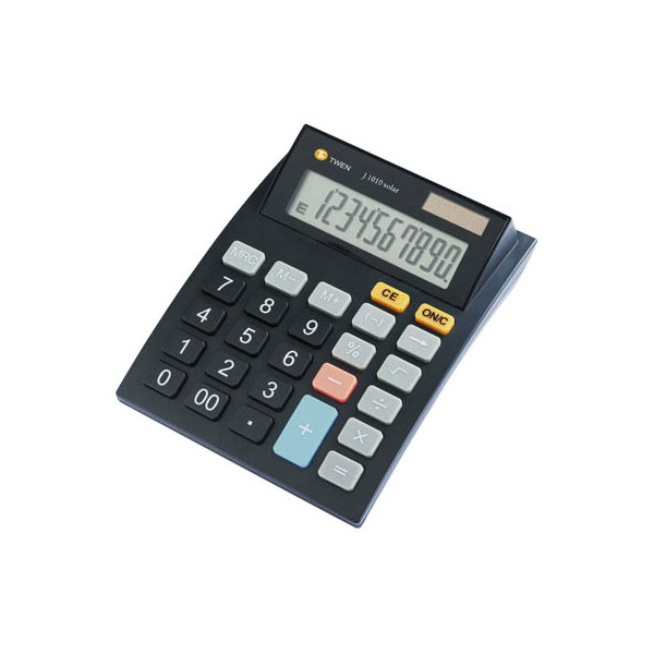 4025999800390 - Tischrechner anzeigend 12-stellig Solar und Batterieb schwarz 4025999800390 Texas instruments