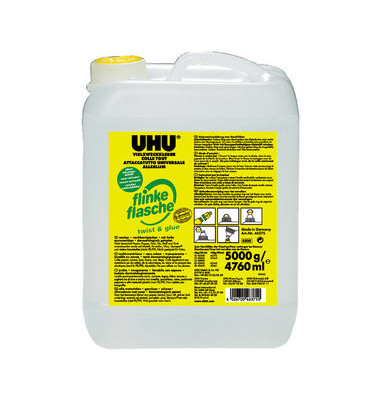 Vielzweckkleber 46375 flinke flasche ReNature, 5kg/4760ml, permanent