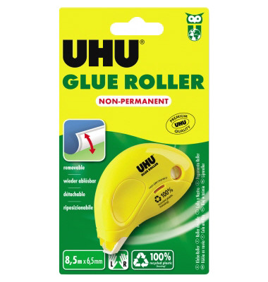 Kleberoller 50520 DRY & CLEAN, 6,5mm x 8,5m, gelb