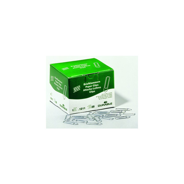 4005546102078 - Büroklammern 1211-25 32mm Metall verzinkt silber 4005546102078 1000 Stück