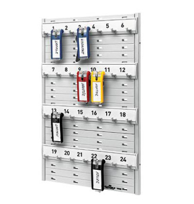 Schlüsselbrett KeyBoard 24 Haken grau