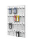 Schlüsselbrett KeyBoard 24 Haken grau