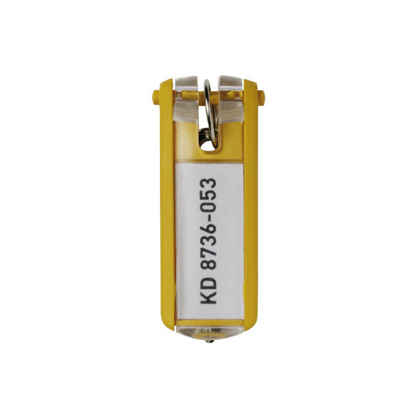 6 Stück DURABLE Schlüsselanhänger KEY CLIP farbig sortiert 