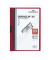 Klemmhefter DURACLIP 30 220031, A4 rot, für ca. 30 Blatt, Polyvinylchlorid (PVC)
