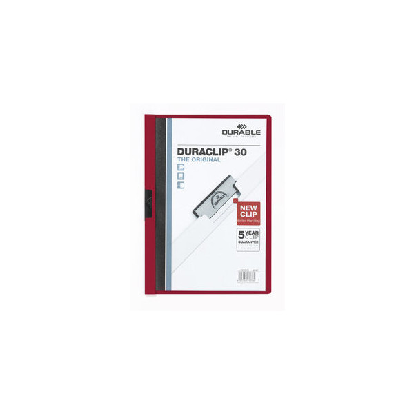 4005546210384 - Klemmhefter DURACLIP 30 220031 A4 rot für ca 30 Blatt Polyvinylchlorid (PVC) 80g 4005546210384 Durable